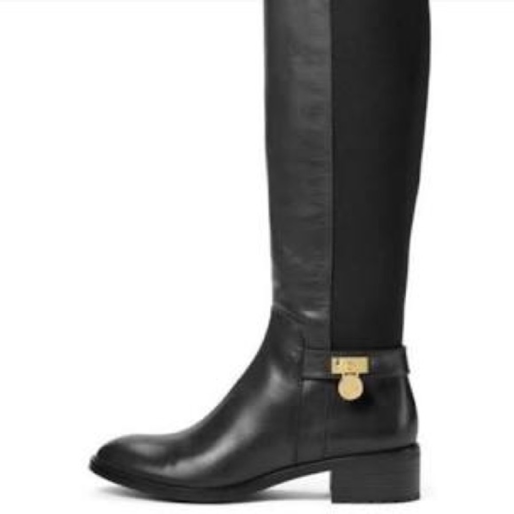 Michael Kors Hamilton Leather Riding Boots